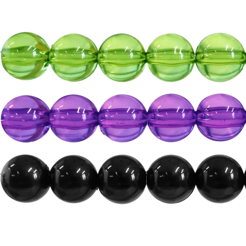 Ümar läbikumav akrüülhelmes 14mm