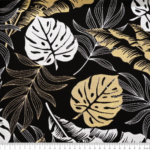 Gobeläänkangas metallikniidiga, BB1.201540.1016.650, Botanic Leaf Luxury