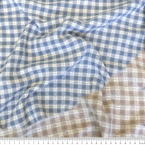 Puuvillane pehme kangas, 140 cm, Check Jaylin, Q11650
