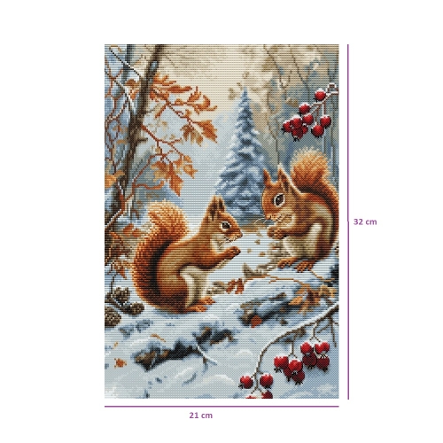 Tikkimiskomplekt ristpistes, Luca-S, BU5064