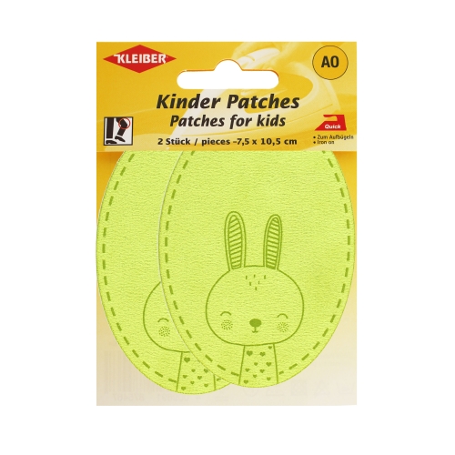 Triigitavad ehk kuumkinnituvad veluurpaigad lastele, 2 tk, 7,5 cm x 10,5 cm, Kleiber