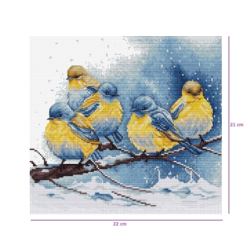Tikkimiskomplekt ristpistes, Luca-S, BU5028