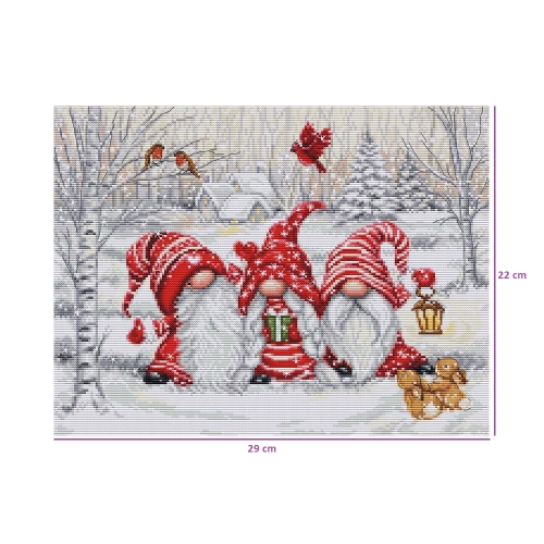 Tikkimiskomplekt ristpistes, Luca-S, BU5050