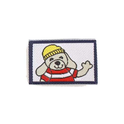 Õmmeldav tikitud aplikatsioon; 2,5 x 3,5 cm, SA16