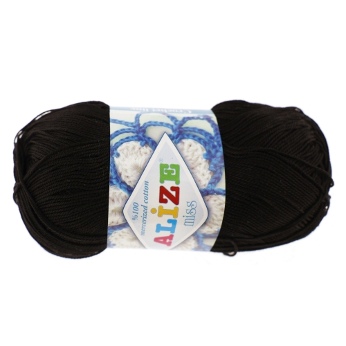 Puuvillane peenike lõng (heegelniit), Miss, Alize, 50 g =280 m 