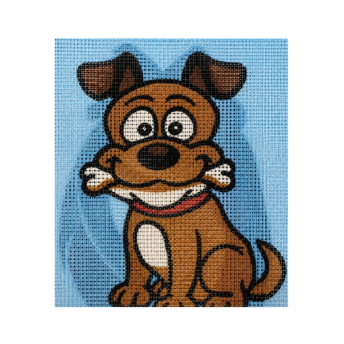 Tikkimiskomplekt eelprinditud mustriga ja mulineedega, Half Cross Stitch Kit, Gobelin L 