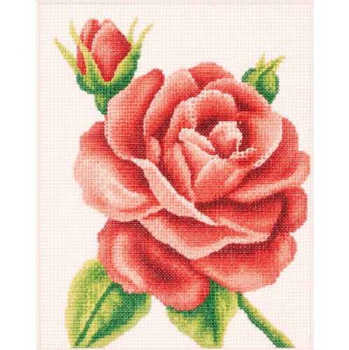 Tikkimiskomplekt eelprinditud mustriga ja mulineedega, Half Cross Stitch Kit, Gobelin L 