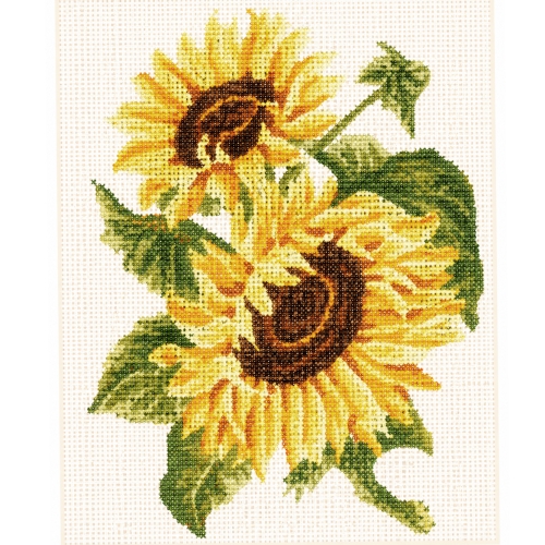 Tikkimiskomplekt eelprinditud mustriga ja mulineedega, Half Cross Stitch Kit, Gobelin L 