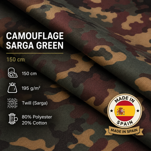 Kamuflaažkangas, Camouflage Sarga, 150 cm