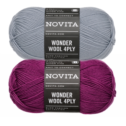 Täisvillane lõng Wonder Wool 4PLY, 50g, Natural Collection, Novita, 50 g = 200 m