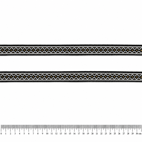 Rombimustriga žakaarpael 13 mm
