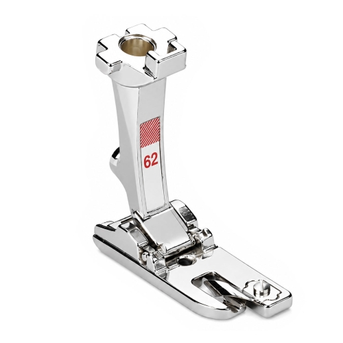 4 mm pöördpalistuse tald #62, 2 mm Hemmer Foot #62 for Bernina Sewing Machines