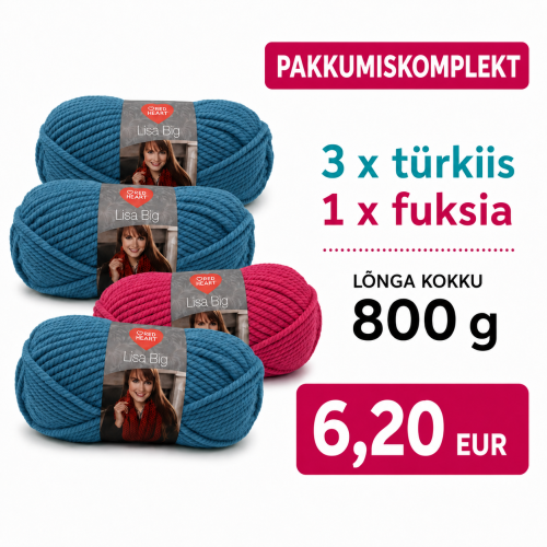 Detroit-lankapaketin tarjous, 800 g / paketti