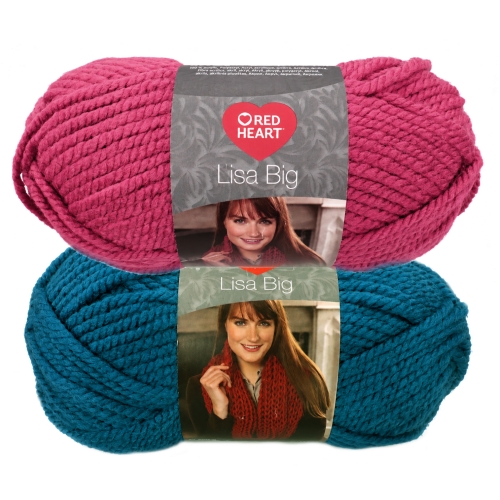 Akrüüllõng Lisa Big, Red Heart, 200 g = 120 m