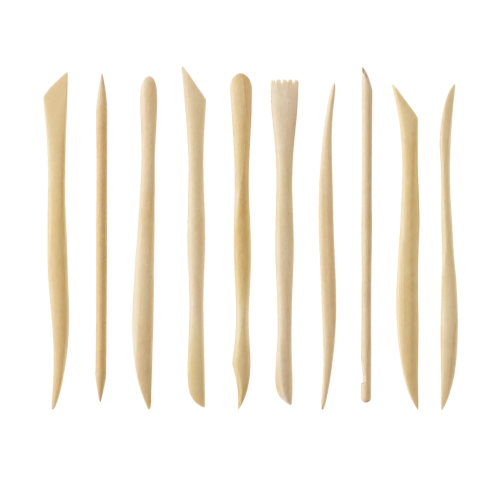 Puidust spaatlite komplekt, 10 tk, KL2598