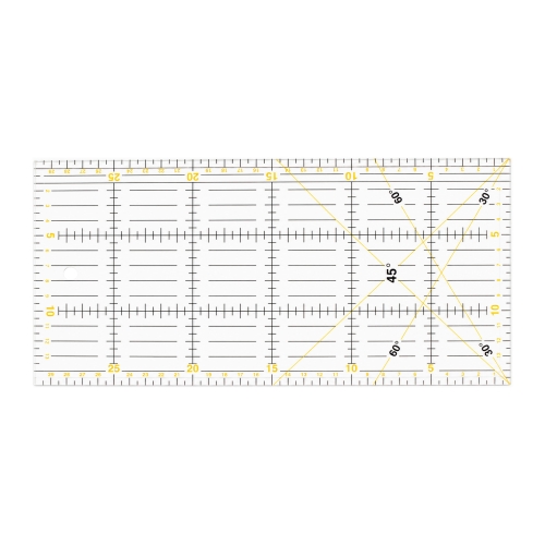 Läbipaistev plastjoonlaud 15cm x 30cm