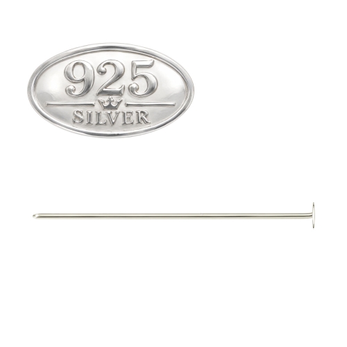 925 Hõbedast ehtenõel, 30 x 0,5 mm