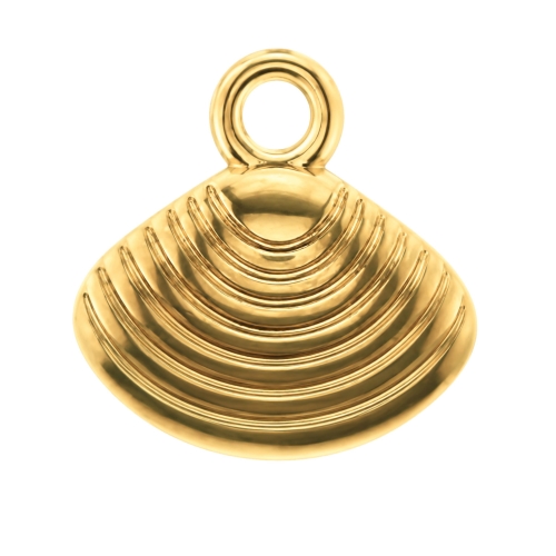 Simpukanmuotoinen riipus lenkillä, 17 × 6 mm
