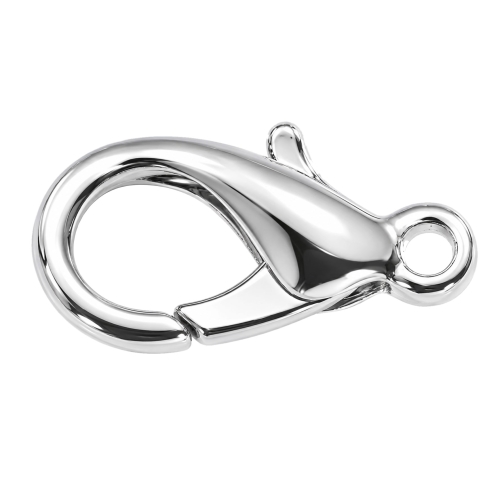 Karabiinihaka, papukaijahaka, 18 mm x 9 mm, nauhan reikä ø2 mm