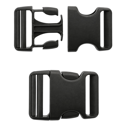 Muovinen pistolukko, nauhalukko 47 mm x 70 mm, sopii hihnaan leydella 35-40 mm