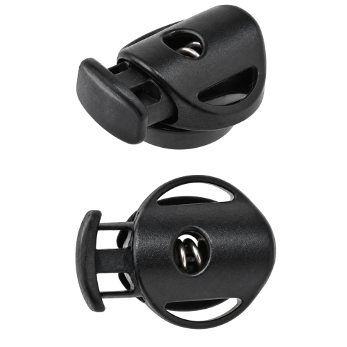 Nyörin stoppari, kiristin 23 mm x 18 mm nyörille max. ø4 mm