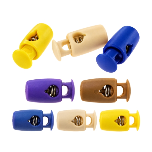 Pienempi nyörin stoppari, kiristin ø8,5 x 17 mm nyörille max. ø3 mm