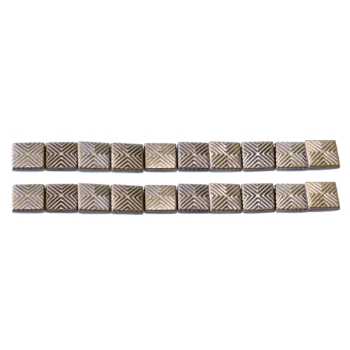 Kandilised tahulised triigitavad dekoratiivkivid, 8 mm, 20 tk pakis