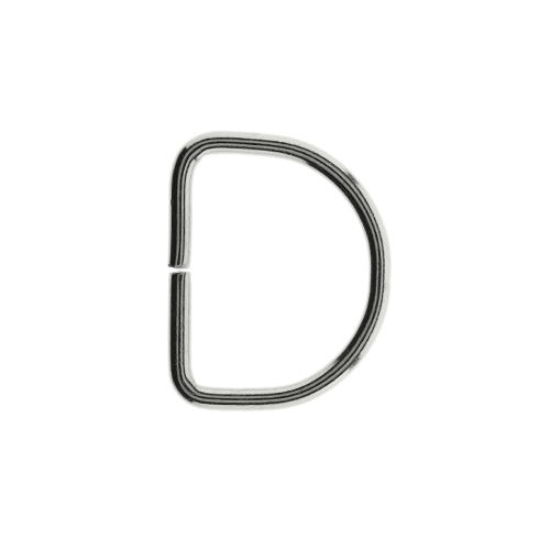 D-ring, half ring for tape width: 15 mm