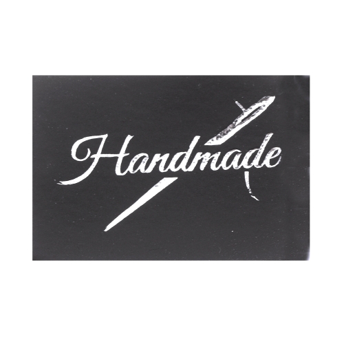 Kunstnahast piklik õmmeldav aksessuaar "Handmade", 45 x 33mm