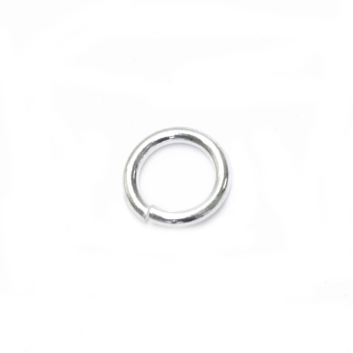 Hopeasta (925) rengas ø5,2 x 0,8 mm