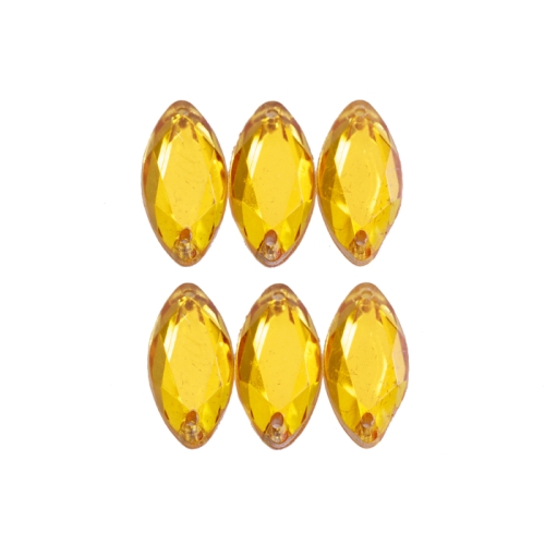 Lehekujuline plastkristall 18x10mm; 6tk pakis