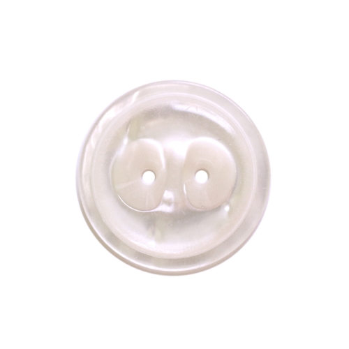 Teokarbi helgiga, kahe süvistatud auguga, plastiknööp, 25mm, 40L
