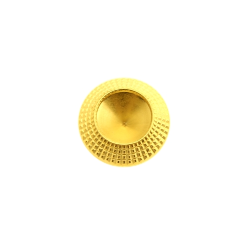 Reljeefse mustriga, metallilaadsest plastikust, kannaga nööp, 15mm, 24L