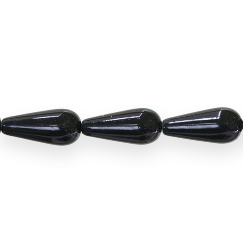 Tilgakujuline pärlmutter 21x9mm klaashelmes