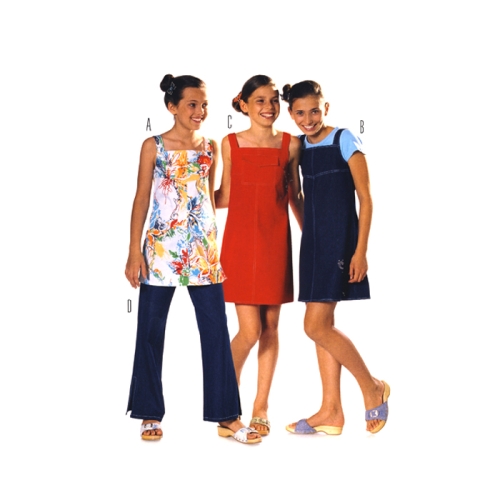 Kleit &amp; püksid 122 cm - 164 cm, Dress &amp; pants, Burda 9694
