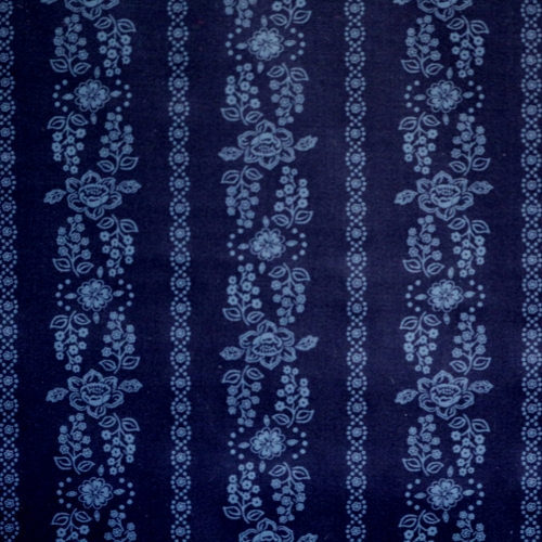 Satiin, luksuslik puuvillane kangas kerge läikega, lillemustriga (Romantica), 148cm, TM2001