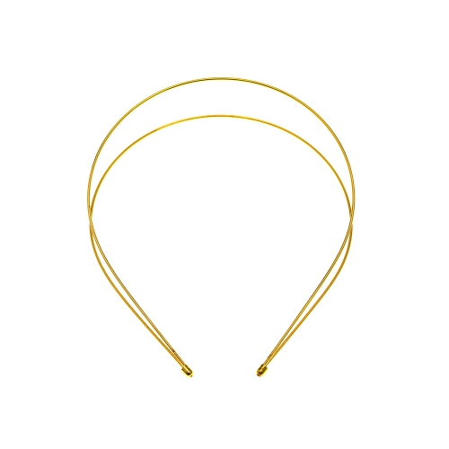 Metallist peavõru toorik, Metal Plain Headband Base, 15 x 12,5 cm; 3 mm
