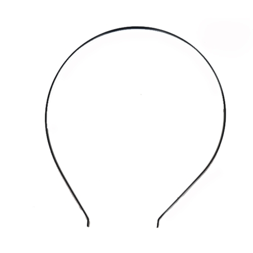 Metallist peavõru toorik, Plain Headband Base, 14,5 x 13,5 cm; x 6 mm