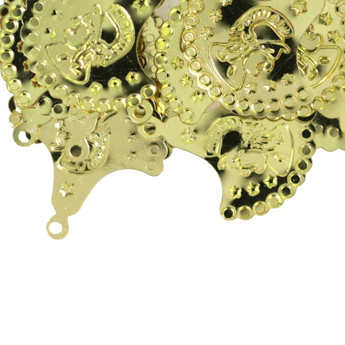 Lehvikukujulised plastlitrid, ø 28 x 25 mm, 15 tk pakendis