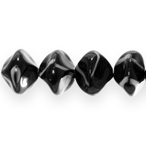 Lapik lopergune keskelt risti läbistatud auguga 15x14mm klaashelmes, Jablonex