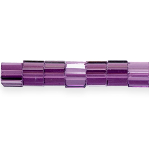 Tahuline torujas keskelt pikuti auguga klaashelmes 8,5x7mm (Preciosa)