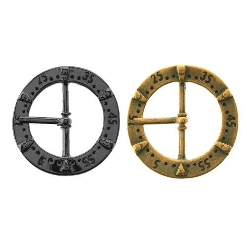 Metallist ümar, kompassi mustriga pannal 42x42 mm rihmale laiusega 25 mm