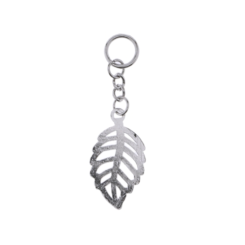Lehekujuline metallriputis keti ja rõngaga, 18 x 30mm, 12mm