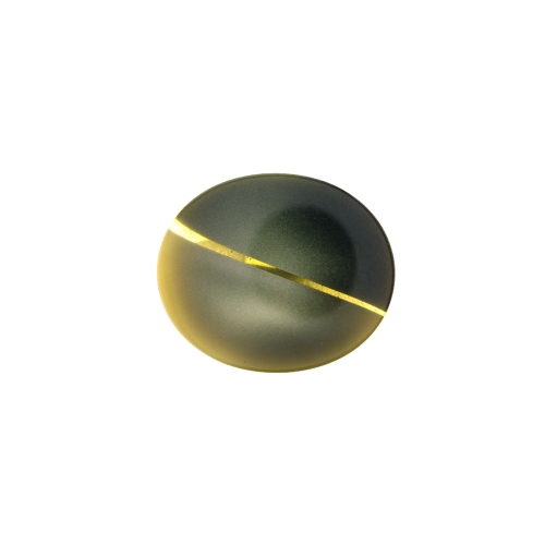 Ovaalne, läbipaistva triibuga, süvistatud kannaga nööp 23 x 18 mm, suurus: 36L