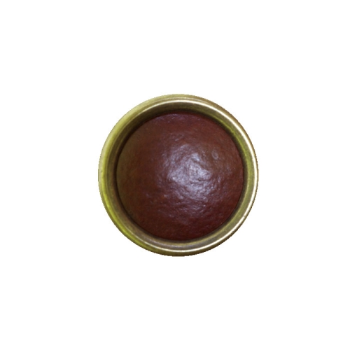 Keskelt tumepunane, ümar metallist äärtega, kannaga nööp 18mm, 28L