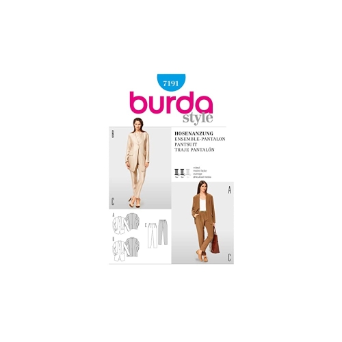 Lõige Nr. 36-46, Burda Style Nr. 7191