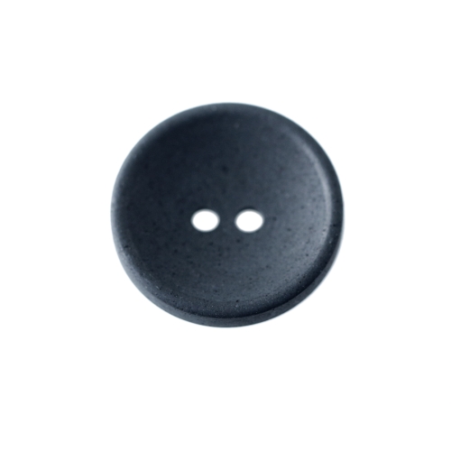 Lihtne matt, kivilaadne, kahe auguga plastiknööp 28mm, 44L