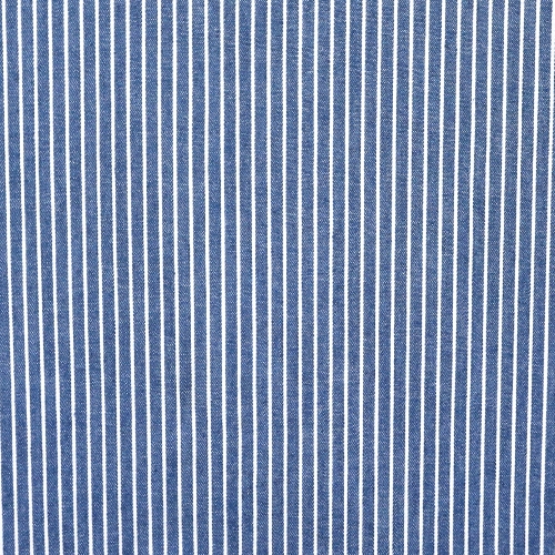 Teksataoline, õhem, kitsatriibuline puuvillane kangas (Denim stripe jaquard), 145cm, Q11170