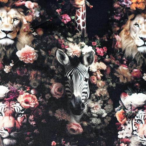 Loomapiltidega, tugevam dekoratiivkangas, digiprint, kanvas, 150cm, 26701