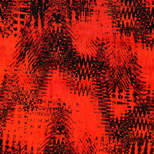 Ornamendiga, kauniläikeline viskoos (Rayon Spun Satinl Print)), kostüümikangas, 140cm, PC2542
